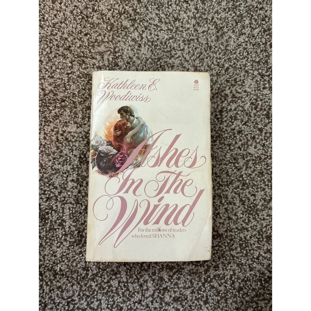 Kathleen E. Woodiwiss Ashes In The Wind Hardcover 1979 Romance Fiction Novel